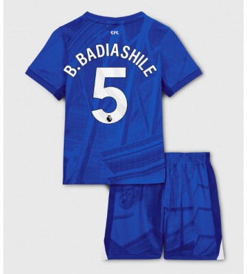 Chelsea Benoit Badiashile #5 Hjemmebanetrøje Børn 2025-26 Kortærmet (+ Korte bukser)